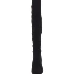 Braden Faux Suede Zip Up Over-The-Knee Boots