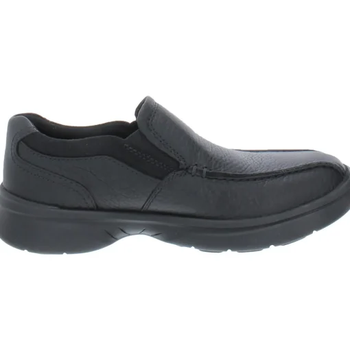 Bradley Step Leather Slip On Loafers