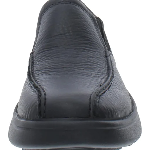 Bradley Step Leather Slip On Loafers