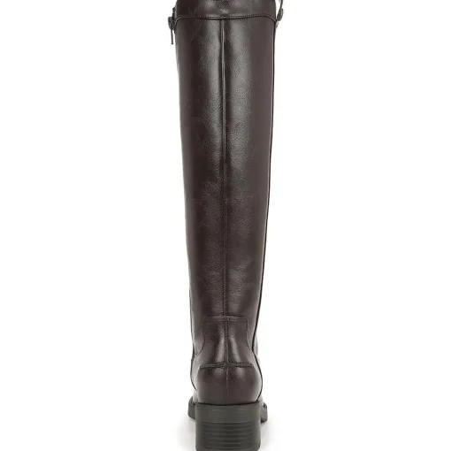 Bridgett Faux Leather Riding Knee-High Boots