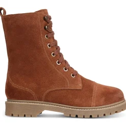 Bruna Zipper Ankle Combat & Lace-up Boots