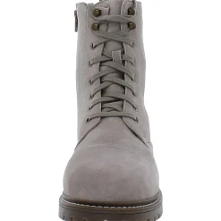 Bruna Zipper Ankle Combat & Lace-up Boots
