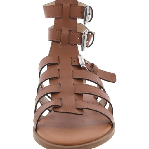 Bruno Adjustable Faux Leather Ankle Strap