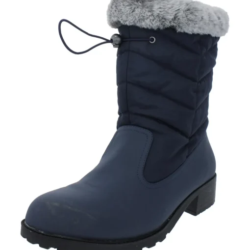 Bryce Faux Fur Lined Zipper Mid-Calf Boots