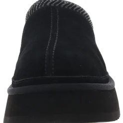 Burree Embroidered Faux Shearling Loafer Slippers