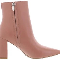 Cacey 9X9 Leather Pointed Toe Ankle Boots