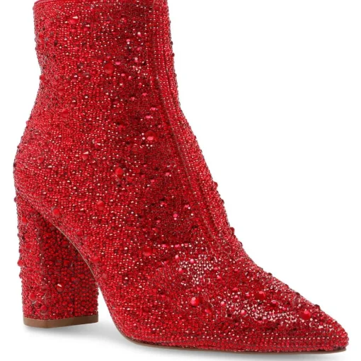 Cady Embellished Block Heel Ankle Boots