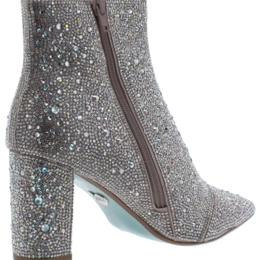 Cady Embellished Block Heel Ankle Boots