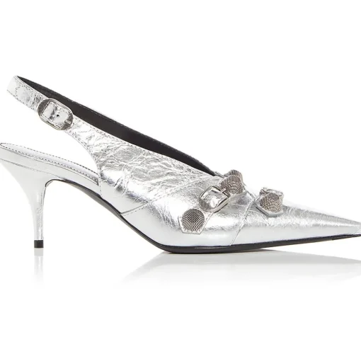 Cagole Slingback Leather Ankle Strap