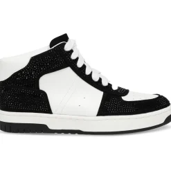 Camelott Embellished Faux Leather High-Top Sneakers