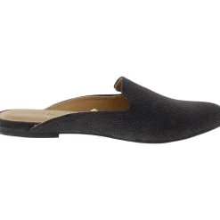 Camron Textured Faux Leather Mules