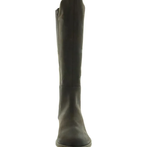 Camzin Branch Buckle Leather Knee-High Boots