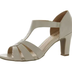 Caramel Padded Insole Slip On Pumps