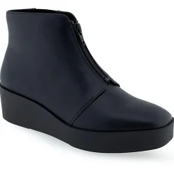 Carin Faux Suede Zipper Ankle Boots