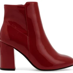 Carla Zipper Heels Ankle Boots