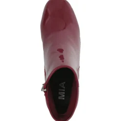 Carla Zipper Heels Ankle Boots