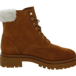 Carlee Lugged Sole Ankle Combat & Lace-up Boots