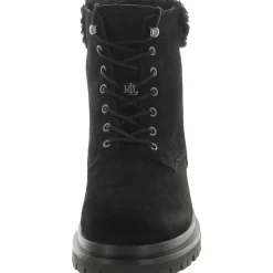 Carlee Lugged Sole Ankle Combat & Lace-up Boots