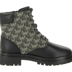 Carlee Lugged Sole Ankle Combat & Lace-up Boots