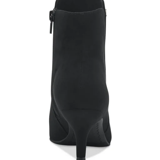 Carminee Faux Suede Pointed Toe Booties