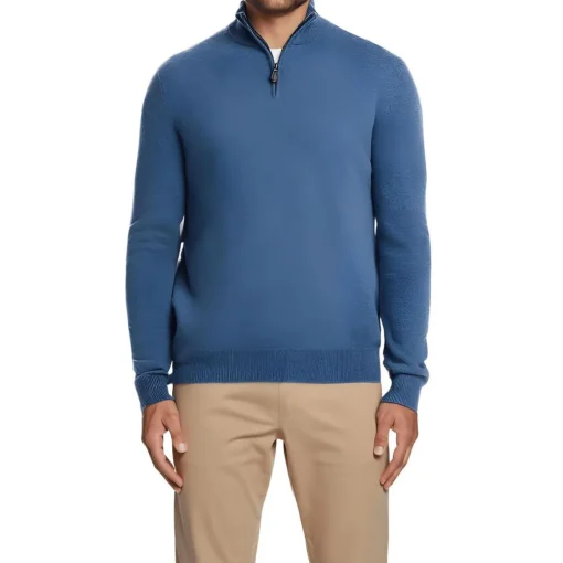 Cashmere Mock Neck Pullover Sweater