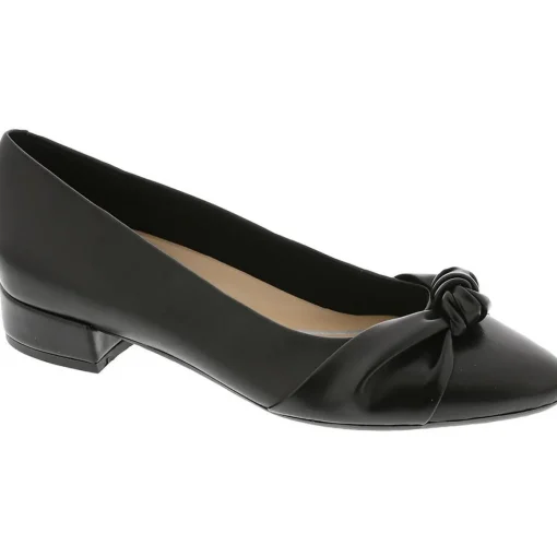 Caster Knot-Front Pointed Toe Pumps