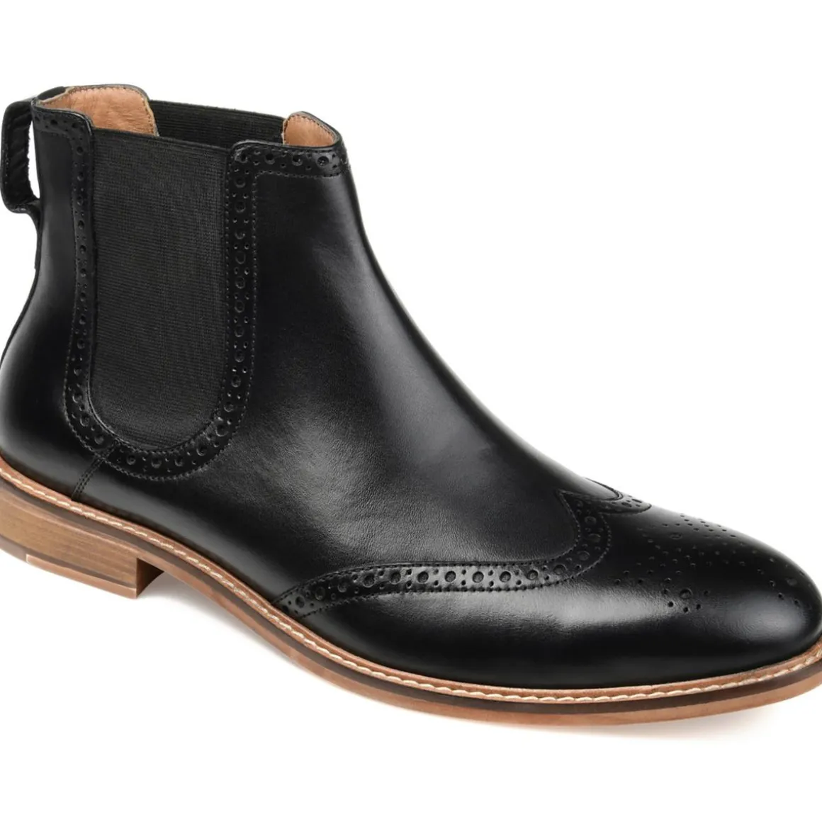 Cedric Faux Suede Pull On Chelsea Boots