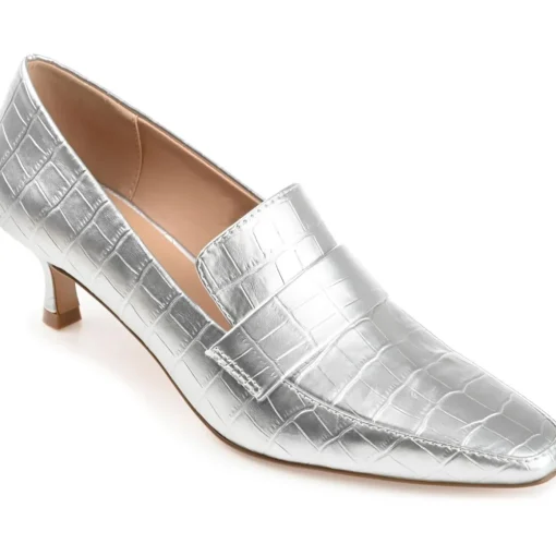 Celina Faux Leather Slip-On Loafers