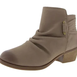 CHARLTEN ROSA Laceless Leather Ankle Boots