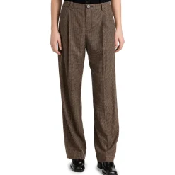 Checkered Trouser Wide Leg Pants
