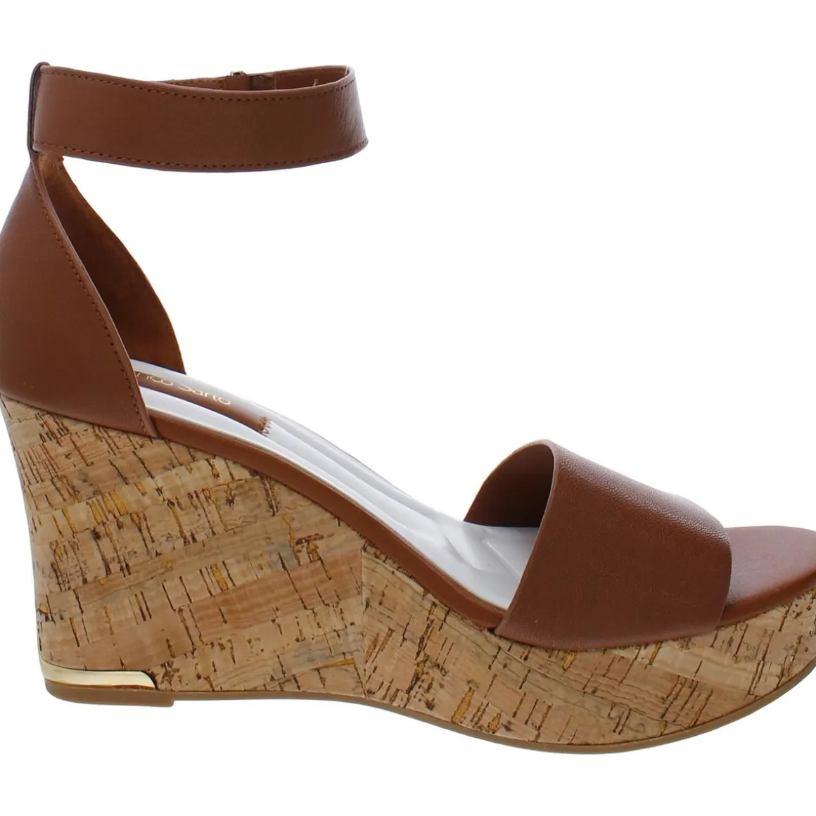 Clemens Cork Cork Ankle Strap Wedge Sandals