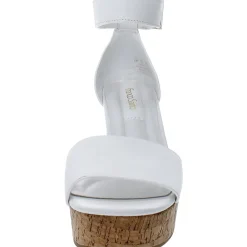 Clemens Cork Cork Ankle Strap Wedge Sandals