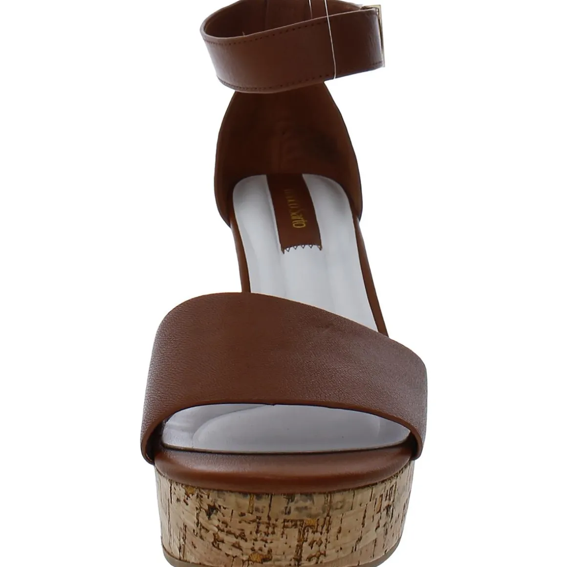 Clemens Cork Cork Ankle Strap Wedge Sandals