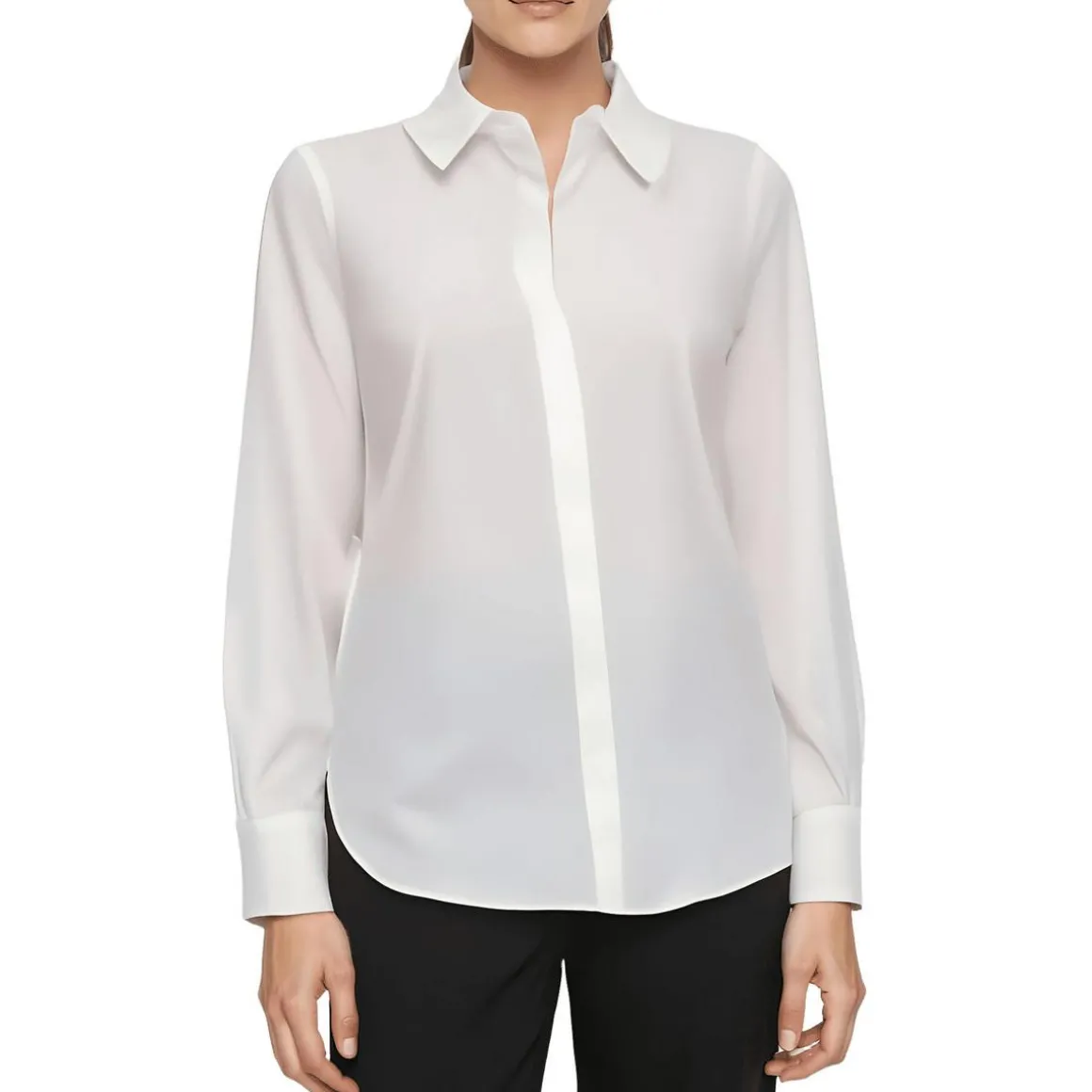 Collar Button-Down Top