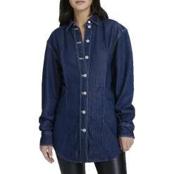 Collar Denim Jacket