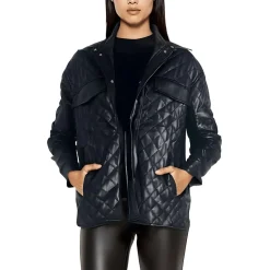 Collar Quilted Coat