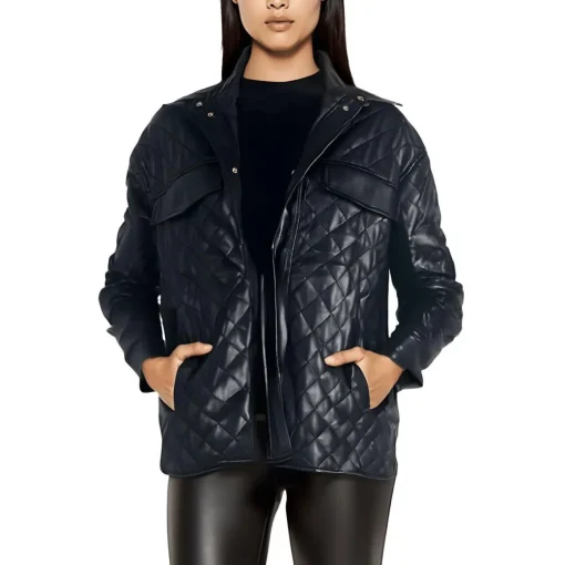 Collar Quilted Coat