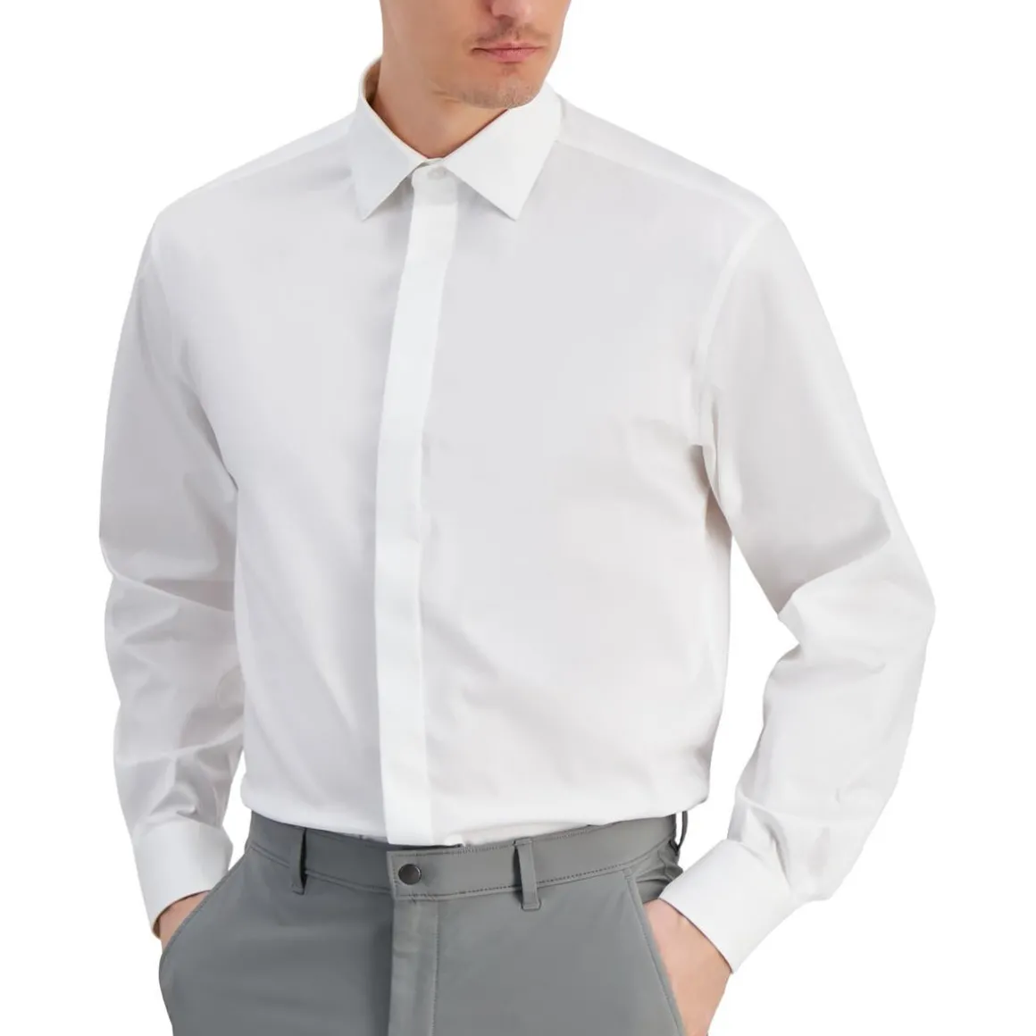 Collar Cotton Button-Down Shirt