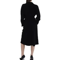 Collared Knee-Length Shirtdress