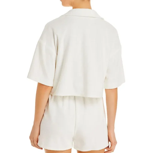 Collared Pocket Crop Top