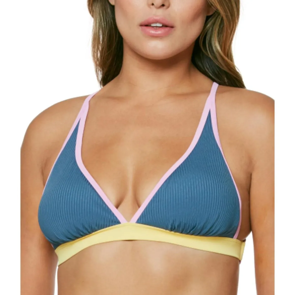 Colorblock X-Back Bikini Swim top