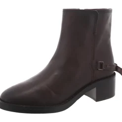 Colt Zipper Leather Booties