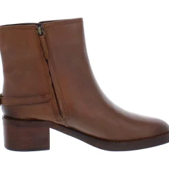 Colt Zipper Leather Booties