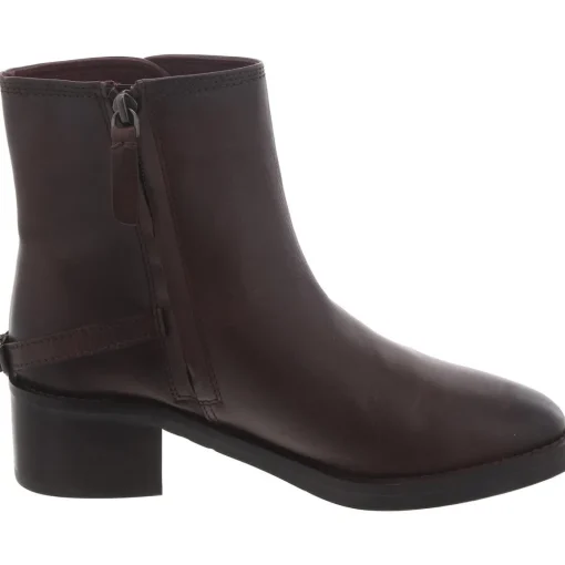 Colt Zipper Leather Booties