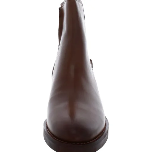Colt Zipper Leather Booties