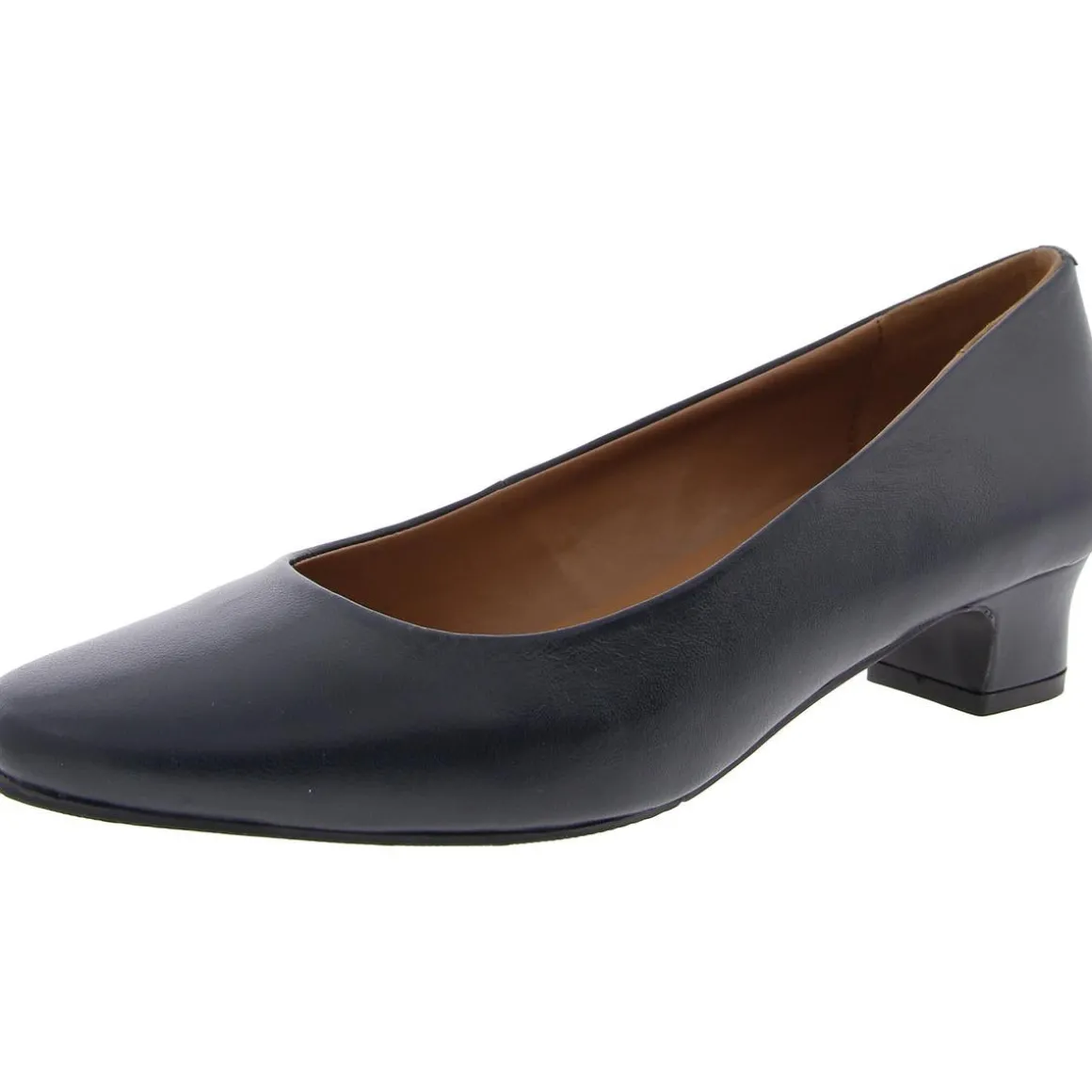 Cora Leather Slip On Pumps