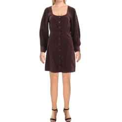 Corduroy Short Mini Dress