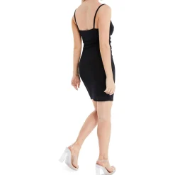 Cowl Neck Mini Slip Dress