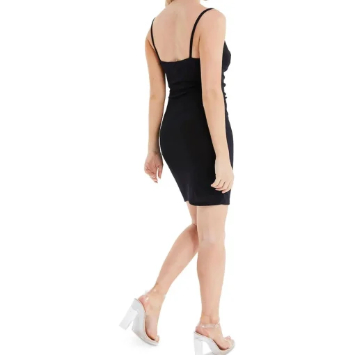 Cowl Neck Mini Slip Dress