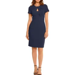 Crepe Cut-Out Cocktail and Party Dress